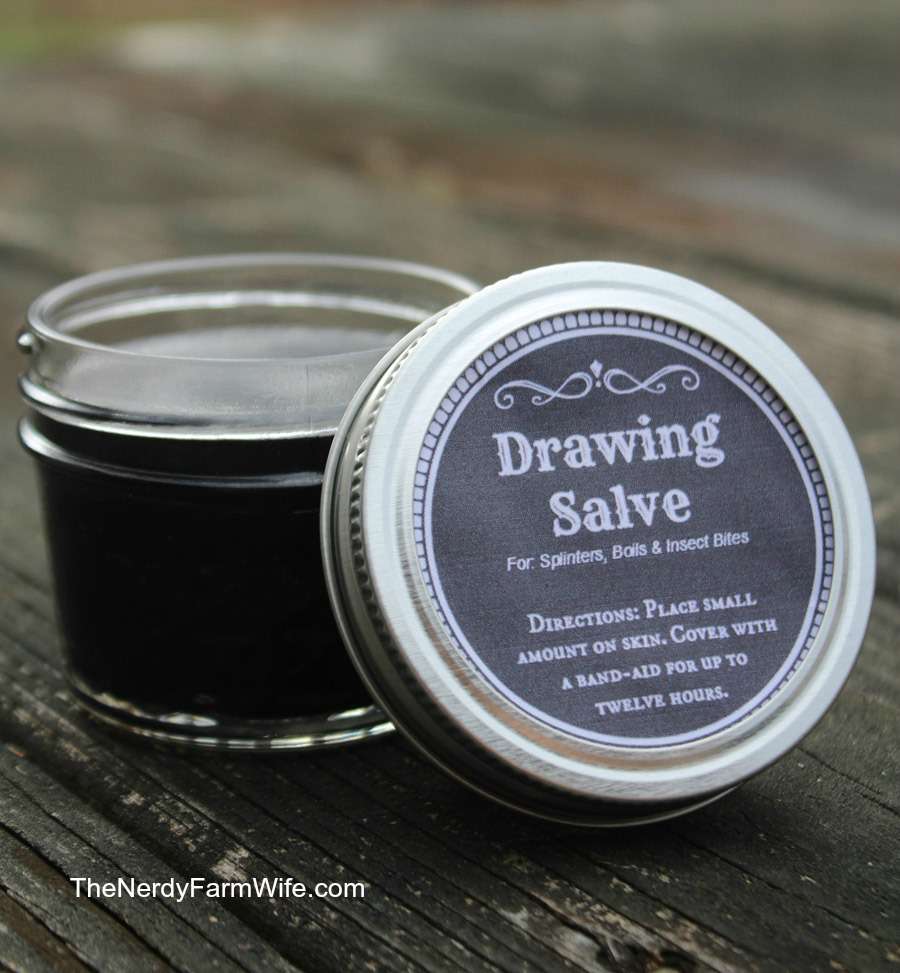 Activated Charcoal Drawing Salve Recipe for Bug Bites, Blisters