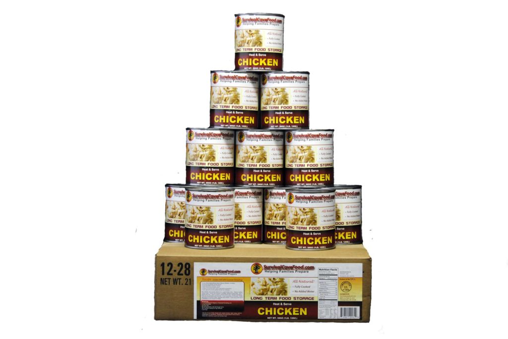 Canned Chicken Food Storage 12 Cans – 28 oz - LPC Survival