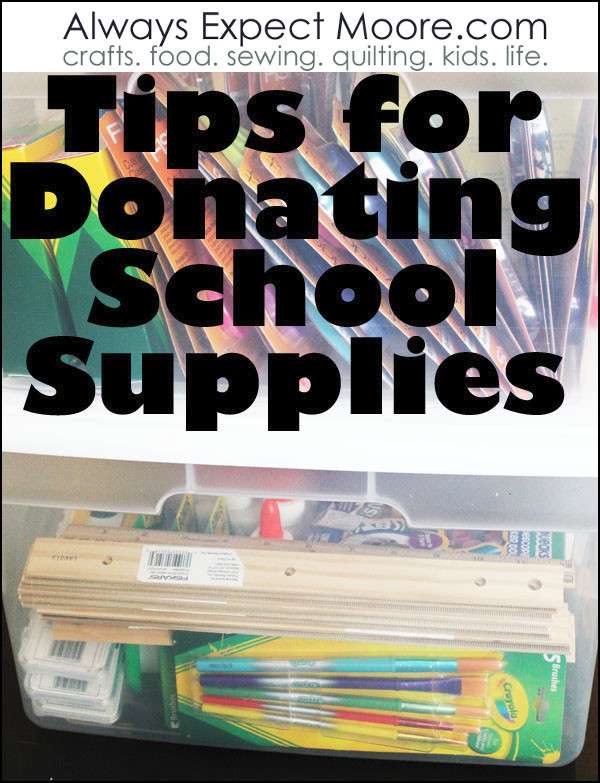 Donating School Supplies Lpc Survival